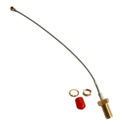 Siretta ASMG Series IPEX MHF to Female SMA, 1.13mm, RG7 Coaxial, Terminated [ASMG020ZN113S11]; 278-043