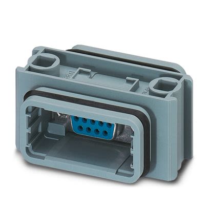 Phoenix Contact VS-09-KU 9 Way Universal Mount D-sub Connector Socket [1689637]; 278-131