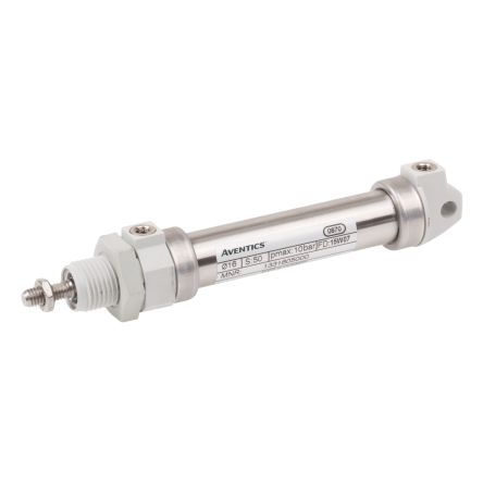 EMERSON ? AVENTICS Pneumatic Cylinder - 1321608000, 16mm Bore, 80mm Stroke, ICM Series, Double Acting [1321608000]; 278-163