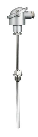 Jumo RTD Temperature Probe, 9mm Dia, 160mm Long, G 1/2, +200°C Max [902020/10-402-1001-1-9-160-104/330]; 278-706