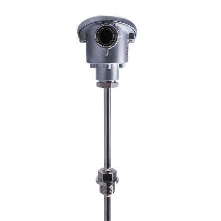 Jumo PT100 Temperature Probe, 9mm Dia, 160mm Long, 3 Wire, G 1/2, Class B +400°C Max [902020/10-402-2003-1-9-160-104/000]; 278-822