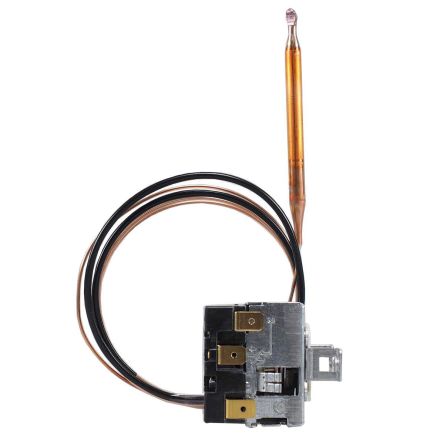 Jumo Capillary Thermostat, 90°C Max, NC, Automatic Reset, Panel Mount [602030/02-041-000-70-2000-40-10-6-40-13-460/707]; 278-891