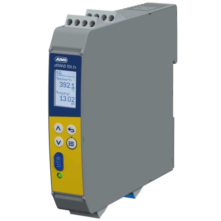 Jumo 707075 Temperature Transmitter Analog Input, 24 V dc [707075/8-29/000]; 278-923
