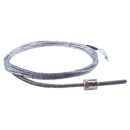Jumo901190 Type J Thermocouple 180mm Length, 6mm Diameter, 0°C → +400°C [901190/10-848-1040-6-180-11-2500/000]; 278-928