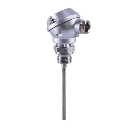 Jumo901030 Type Type K Thermocouple 200mm Length, 6mm Diameter, +200°C → +600°C [901030/10-150-1042-6-200-104/000]; 278-939