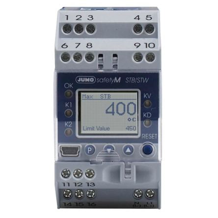 Jumo 701150 Controller 2 Input, 4 Output Analogue, 20 → 30 V ac/dc Supply Voltage Controller [701150/8-01-0253-2001-25/005,058]; 278-983