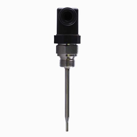 Jumo PT100 Temperature Probe, 6mm Dia, 100mm Long, 3 Wire, G 1/2, Class B +200°C Max [902044/15-380-1003-1-6-100-104-26/000]; 279-043