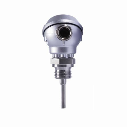 Jumo PT100 Temperature Probe, 6mm Dia, 50mm Long, 4 Wire, G 1/2, Class B +400°C Max [902030/10-402-2003-1-6-50-104/000]; 279-058