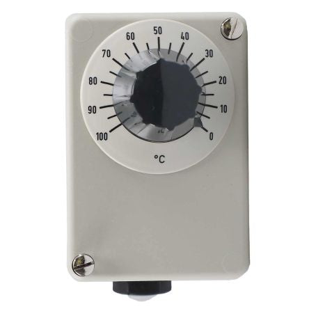 Jumo Capillary Thermostat, 100°C Max, Automatic Reset, Surface Mount [603021/01-1-025-30-0-00-20-13-46-150-8-6/000]; 279-182