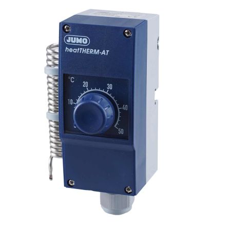 Jumo Capillary Thermostat, Automatic Reset, Surface Mount [603070/0001-6-021-000-25-0-00-15-00-00-000-00-17]; 279-202