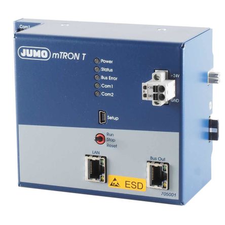 Jumo 705001 Series Controller for Use with 705021 Series, Analog, Analogue, 24 V dc [705001/08-00-00-36/000]; 279-431