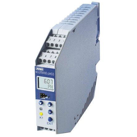 Jumo 202723 Din Rail Controller, 124.8 x 109mm, 3 Output Analogue, 20 → 30 V dc Supply Voltage Controller [202723/888-888-101/000]; 279-523
