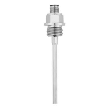 Jumo PT100 Temperature Probe, 6mm Dia, 200mm Long, 4 Wire, G 1/2, Class B +200°C Max [902815/10-380-1011-3-6-200-104-24/000]; 279-536