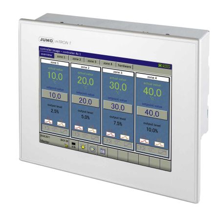 Jumo 705010 LCD Digital Panel Multi-Function Meter, 195mm x 235mm [705060/8-51-00-36/213,000]; 279-541