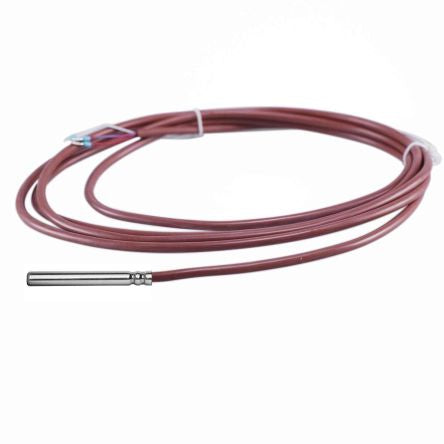 Jumo RTD Temperature Probe, 6mm Dia, 60mm Long, 2 Wire, Class B +180°C Max [902150/10-378-1003-1-6-60-11-2500/858]; 279-618