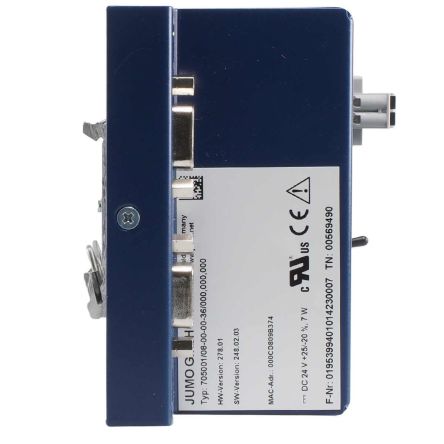 Jumo 705001 Series Controller for Use with 705021 Series, Analog, Analogue, 24 V dc [705001/08-54-00-36/224,225]; 279-680