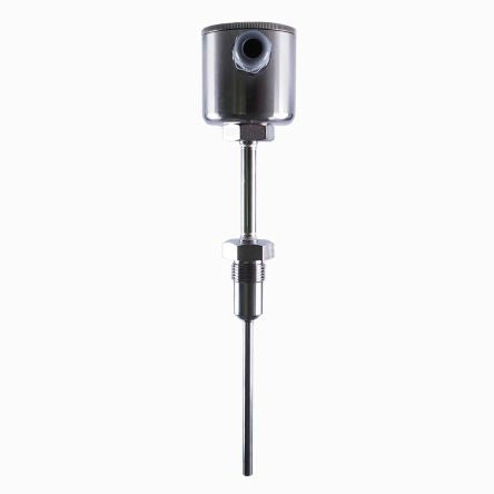 Jumo PT100 Temperature Probe, 6mm Dia, 100mm Long, 3 Wire, Class B [902810/20-1001-2-6-100-380-24/452]; 279-713