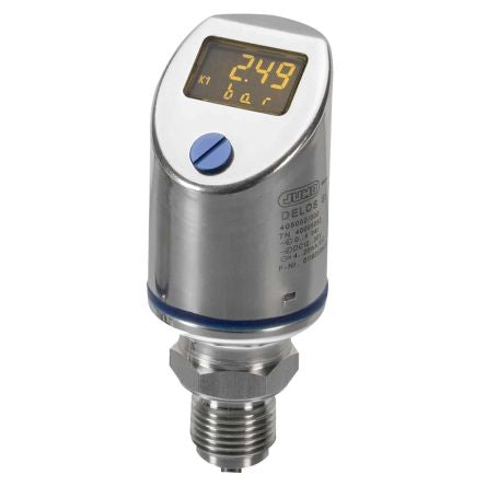 Jumo 405054 Series Pressure Transmitter, 0bar Min, 600bar Max, Analogue Output, Relative Reading [405054/000-468-475-504-20-36-00/000]; 279-719