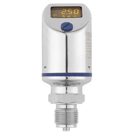 Jumo 405052 Series Pressure Transmitter, 0bar Min, 25bar Max, Analogue Output, Relative Reading [405052/000-461-475-504-20-36-01/000]; 279-775