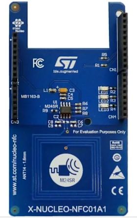 STMicroelectronics Dynamic NFC Tag Expansion Board NFC Expansion Board X-NUCLEO-NFC101A1 [X-NUCLEO-NFC101A1]; 279-882