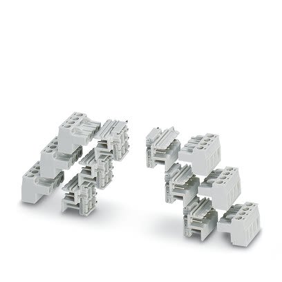 Phoenix Contact 27137 Connector Kit Containing 5/ 4-G1L KMGY - PCB Header, 5/ 4-G1R KMGY - PCB Header, MSTBO 2, Set [2713764]; 280-171