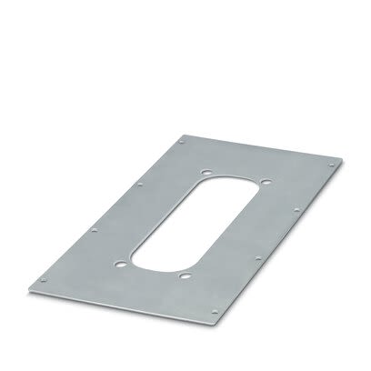 Phoenix Contact MD Series Stainless Steel Base Plate for Use with CES Multigates, 338 x 168 x 2mm [1415245]; 280-213