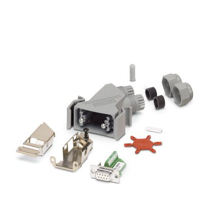 Phoenix Contact VS 9 Way Angled Cable Mount D-sub Connector Socket, with Screw [1689284]; 280-277