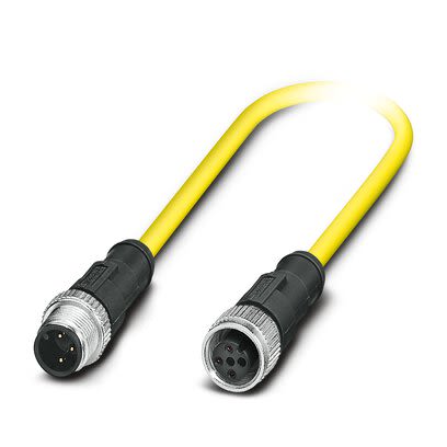 Phoenix Contact Straight Male 3 way M12 to Straight Female 3 way M12 Actuator/Sensor Cable, 20m [1425113]; 280-312