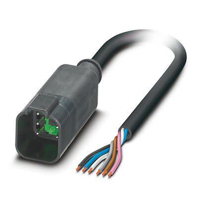 Phoenix Contact Straight 6 way Free Ends to Straight Male 6 way Deutsch Actuator/Sensor Cable, 3m [1415031]; 280-371