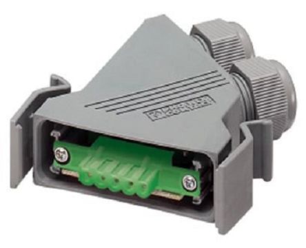 Phoenix Contact VS 5 Way Angled Screw D-sub Connector [1652240]; 280-452