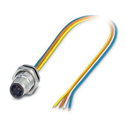 Phoenix Contact, 14115 IP65, IP67 Metal Rear Mount 4 Position Power Connector Plug, Rated At 4A, 250 V V [1411592]; 280-667