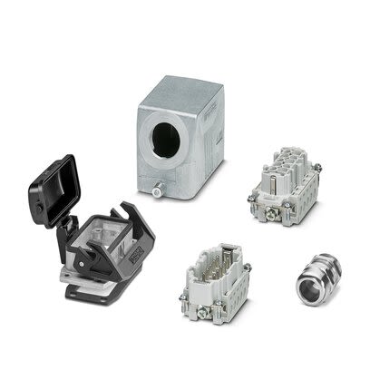 Phoenix Contact Contact Insert, 24A, HC Series, 10+PE Contacts [1409707]; 280-820