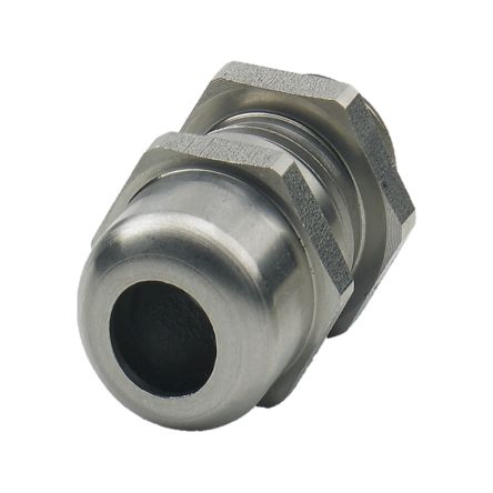 Phoenix Contact G-INS Series Steel Stainless Steel Cable Gland, M12 Thread, 3mm min., 6.5mm max., IP66, IP68, IP69 [1424541]; 280-921
