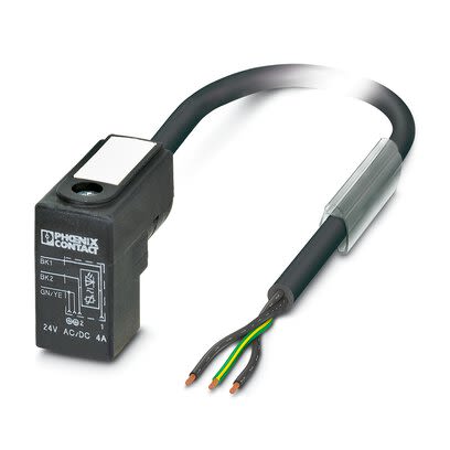 Phoenix Contact Straight 3 way Free Ends to Straight Male 3 way Valve Connector Actuator/Sensor Cable, 10m [1415944]; 280-932
