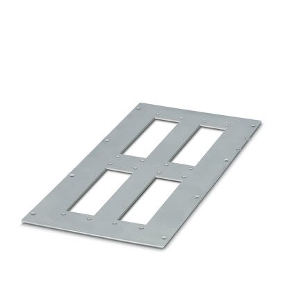 Phoenix Contact MD Series Stainless Steel Front Plate, Panel for Use with CES B24 Sealing Frames, 338 x 168 x 2mm [1415243]; 280-980