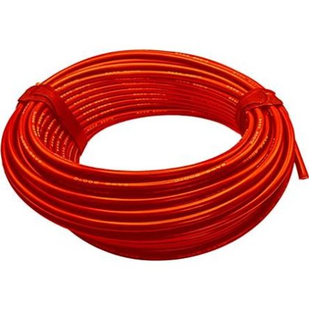 Mueller Electric WI-M-18 Series Red Test Lead Wire, 18 AWG, 413/0.05 mm, 50ft, Silicone Insulation, WI-M-18-50-2 [WI-M-18-50-2]; 281-039