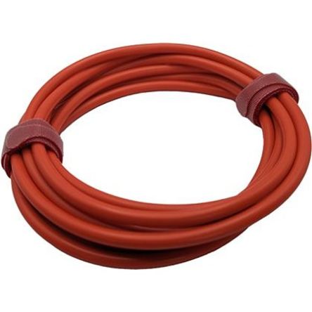 Mueller Electric WI-M-20 Series Red Test Lead Wire, 20 AWG, 41/0.127 mm, 10ft, Silicone Insulation, WI-M-20-10-2 [WI-M-20-10-2]; 281-045