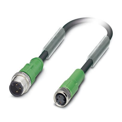 Phoenix Contact Straight Male 3 way M12 to Straight Female 3 way M8 Sensor Actuator Cable, 300mm [1415525]; 281-263