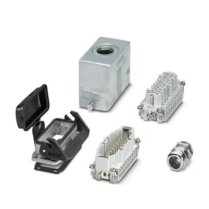 Phoenix Contact Heavy Duty Power Connector Accessory, 20A, Socket, HC Series, 16 Contacts [1409710]; 281-346