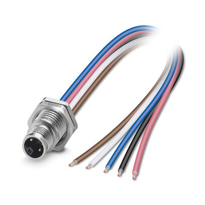Phoenix Contact, 14152 IP65, IP67 Metal Rear Mount 5 Position Power Connector Plug, Rated At 16A, 63 V [1415297]; 281-380
