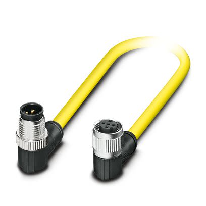 Phoenix Contact Right Angle Male 5 way M12 to Right Angle Female 5 way M12 Sensor Actuator Cable, 3m [1424980]; 281-507