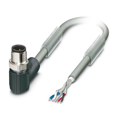 Phoenix Contact SAC Bus Cable, 2 Cores, 0.25 mm², Bus, 5m, Silver Polyurethane PUR Sheath, 24 AWG [1419045]; 281-876