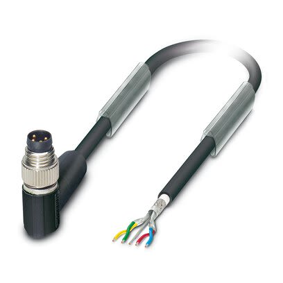 Phoenix Contact SAC Bus Cable, 2 Cores, 0.14 mm², Bus, 10m, Black Polyurethane PUR Sheath, 26 AWG [1550876]; 281-884