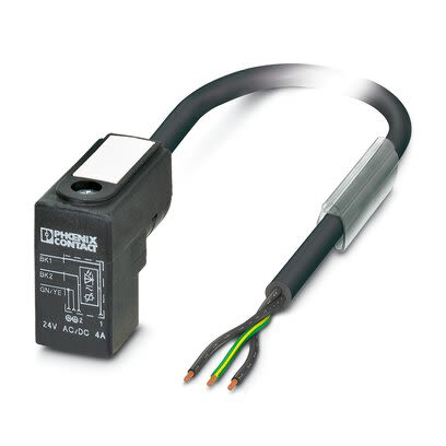 Phoenix Contact Straight 3 way Free Ends to Straight Male 3 way Valve Connector Actuator/Sensor Cable, 5m [1415937]; 282-208