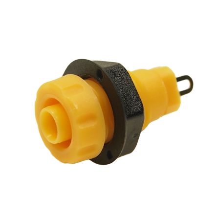 RS PRO 30A, Yellow Binding Post and Gold Plated [0]; 282-790