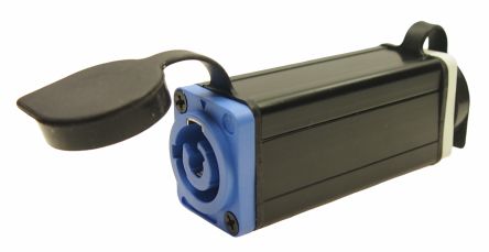 RS PRO Blue, Grey In-line 2+PE Industrial Power Socket, Rated At 20A, 250 V,With Phase Inverter [0]; 282-832
