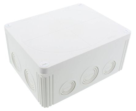 WISKA COMBI 1610 Series Light Grey Polycarbonate Junction Box, IP66, IP67, 200 x 160 x 94mm [COMBI 1610 LG]; 282-853