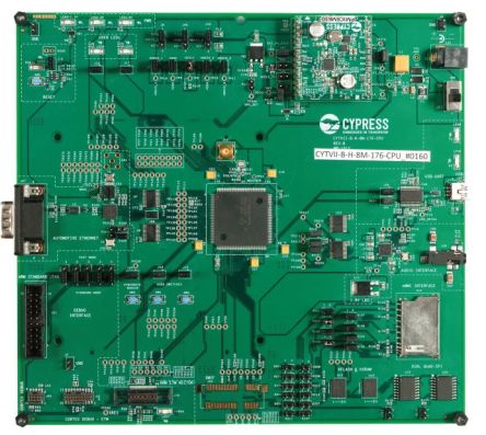 Infineon Evaluation Board CAN, UART Evaluation Board CYTVII-B-H-8M-176-CPU [CYTVII-B-H-8M-176-CPU]; 284-831