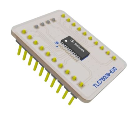 Infineon SPIDERPLUSMB_EVAL Mother Board Evaluation Board for SPIDERPLUSMB_EVAL for SPIDER+ And SPIDER+ LED Families [TLE75602ESHDBTOBO1]; 284-846