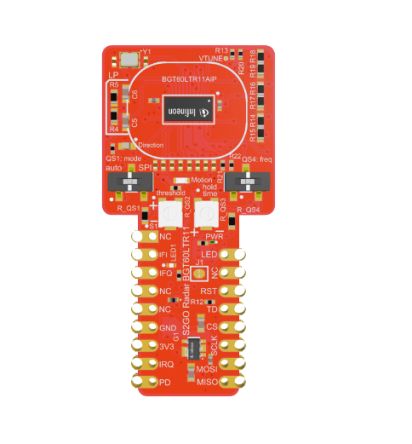 Infineon BGT60LTR11AIP Radar Shield2Go Radar Sensor Sensor Board for BGT60LTR11AIP Radar [S2GORADARBGT60LTR11TOBO1]; 285-083